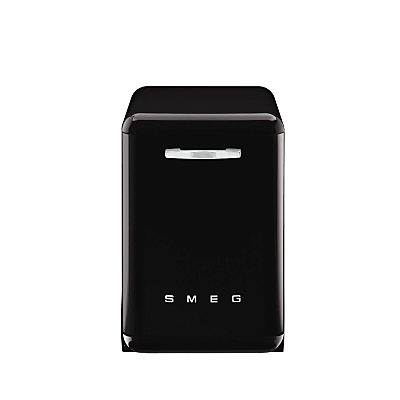 Smeg DF6FABBL Retro Freestanding Dishwasher, Black Smeg DF6FABBL Retro Freestanding Dishwasher, Black